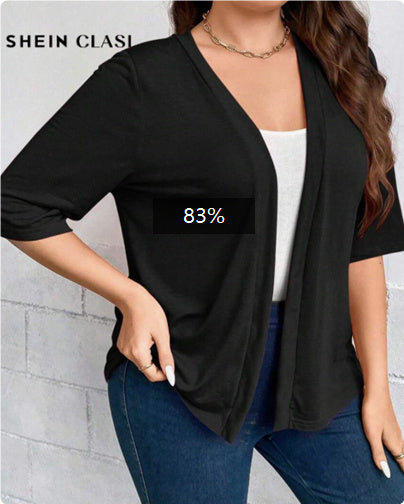 Women's Regular Summer Open Top Wool Jacket