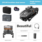 GPS Return HD 8K Aerial Photography Intelligent Obstacle Avoidance Remote-controlled Unmanned Vehicle