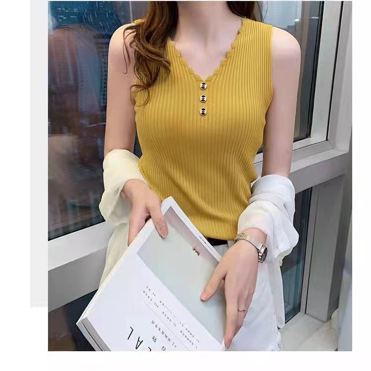 Undershirt Women's Inner Wear V-neck Sling Vest